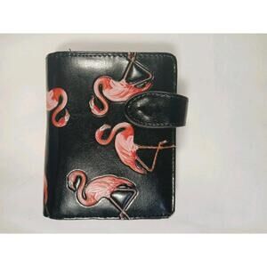 Shag Wear  Pink Feathers Medium Women's Wallet Vegan Leather